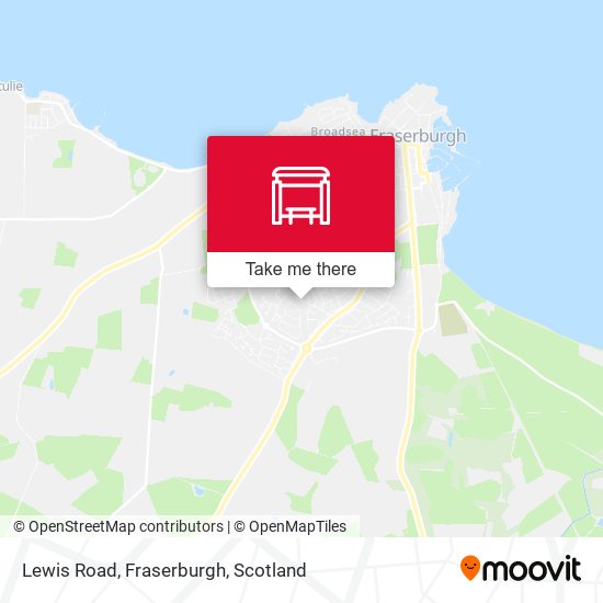 Lewis Road, Fraserburgh map