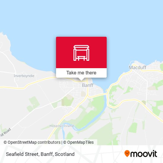 Seafield Street, Banff map