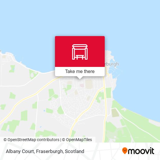 Albany Court, Fraserburgh map