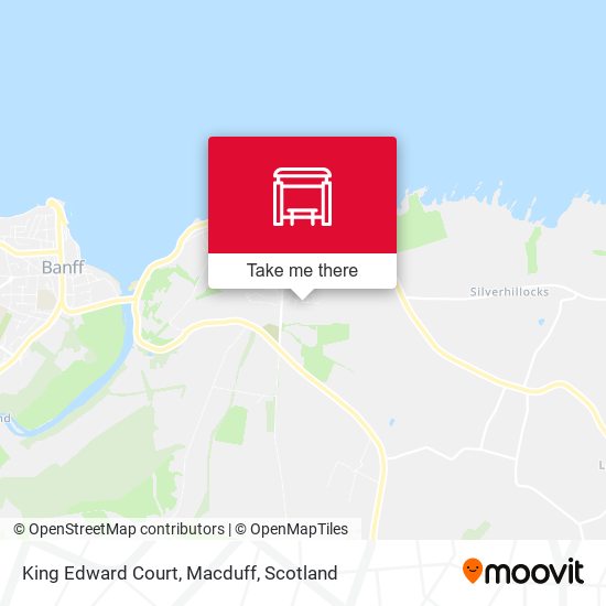 King Edward Court, Macduff map
