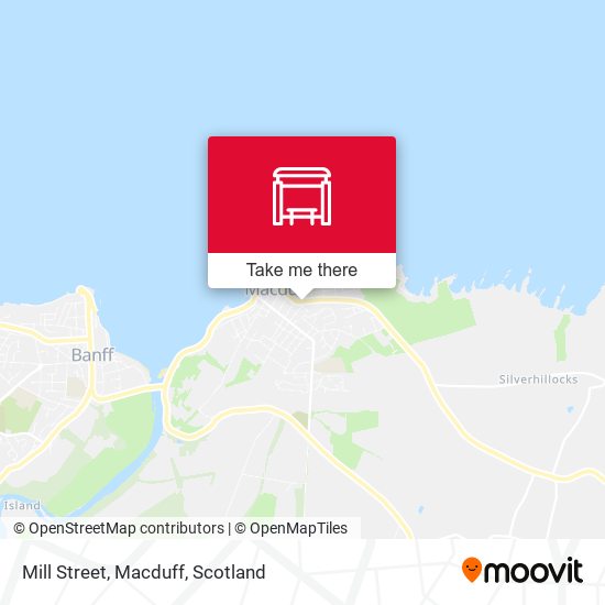 Mill Street, Macduff map