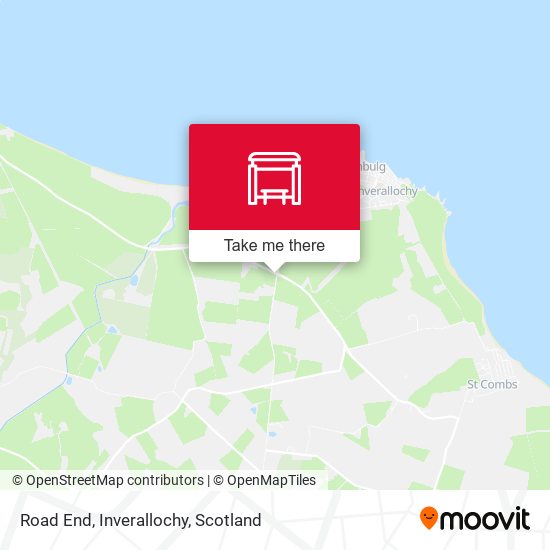 Road End, Inverallochy map