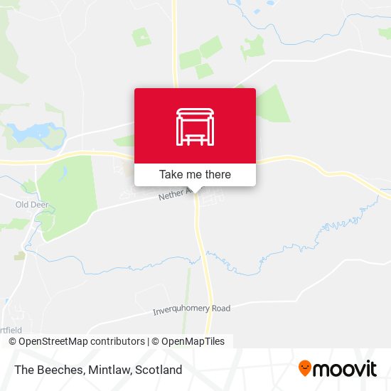 The Beeches, Mintlaw map