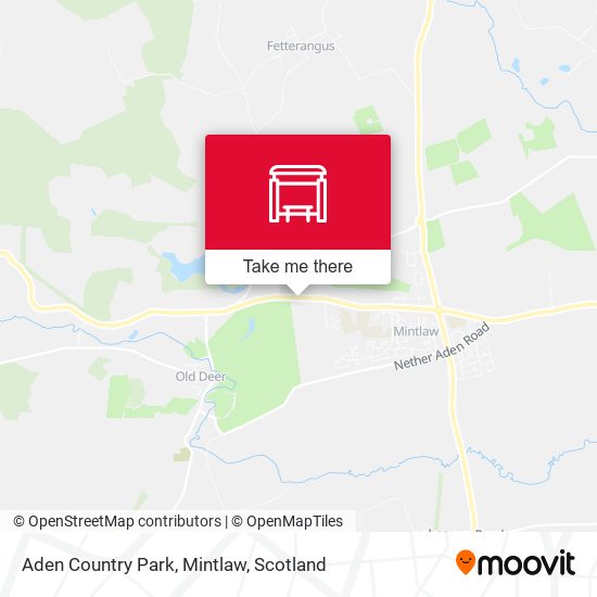 Aden Country Park, Mintlaw map
