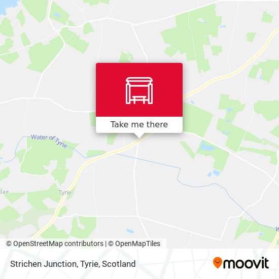 Strichen Junction, Tyrie map