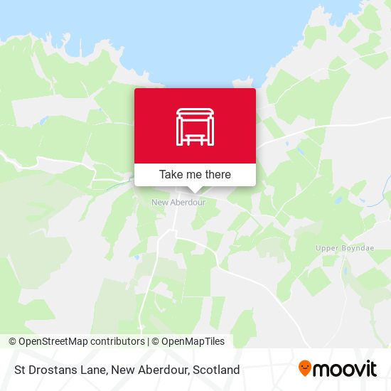 St Drostans Lane, New Aberdour map