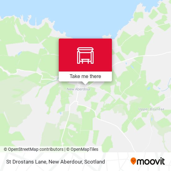 St Drostans Lane, New Aberdour map