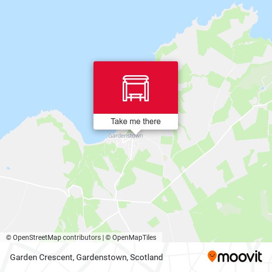 Garden Crescent, Gardenstown map