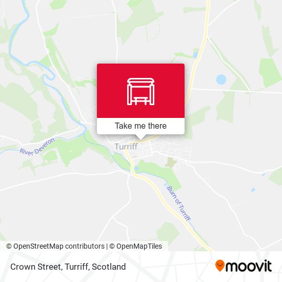 Crown Street, Turriff map