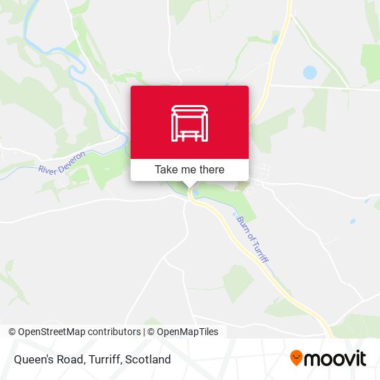 Queen's Road, Turriff map