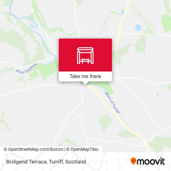 Bridgend Terrace, Turriff map