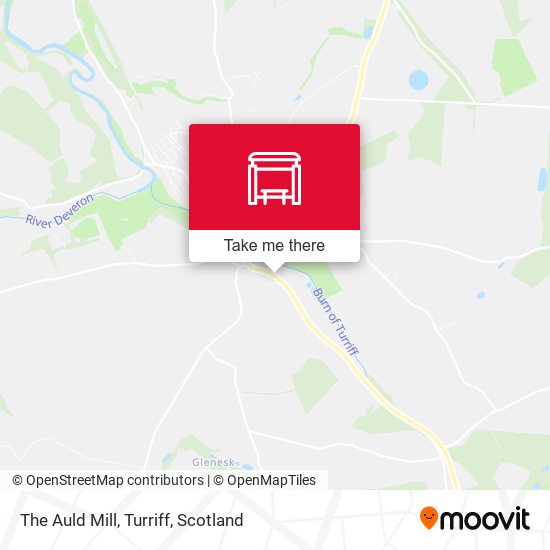 The Auld Mill, Turriff map