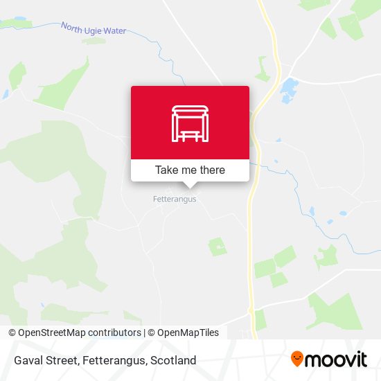 Gaval Street, Fetterangus map