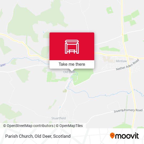 Parish Church, Old Deer map