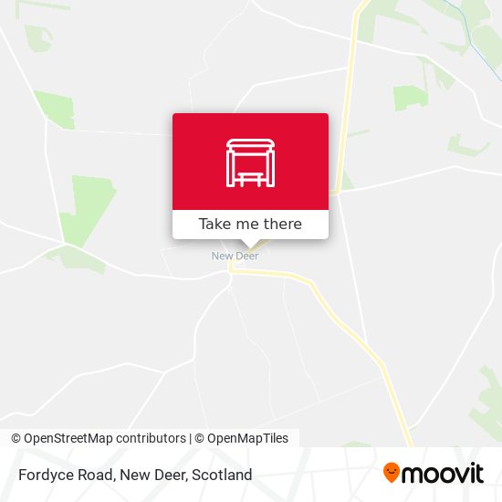 Fordyce Road, New Deer map