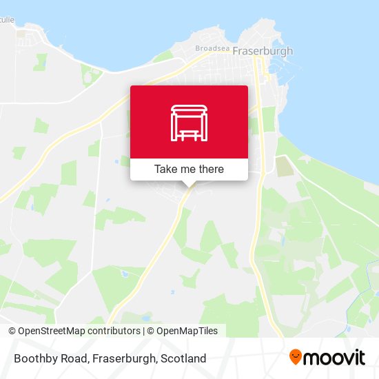 Boothby Road, Fraserburgh map
