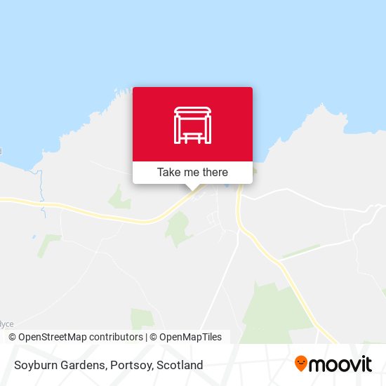 Soyburn Gardens, Portsoy map