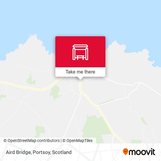 Aird Bridge, Portsoy map