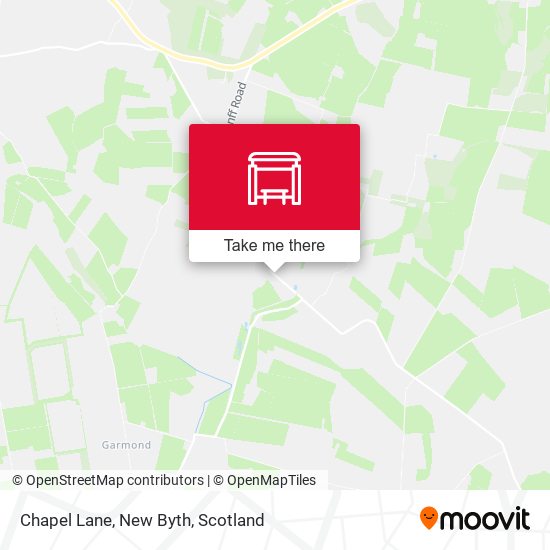 Chapel Lane, New Byth map