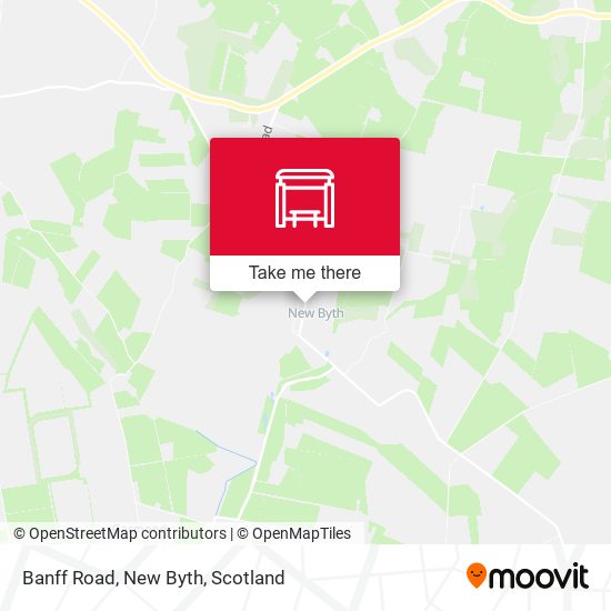Banff Road, New Byth map