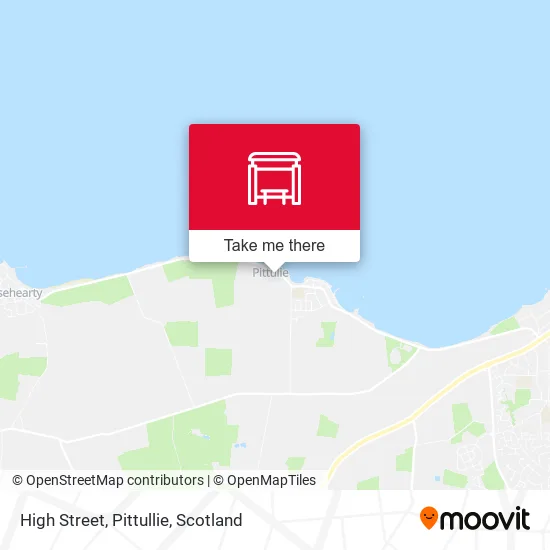 High Street, Pittullie map