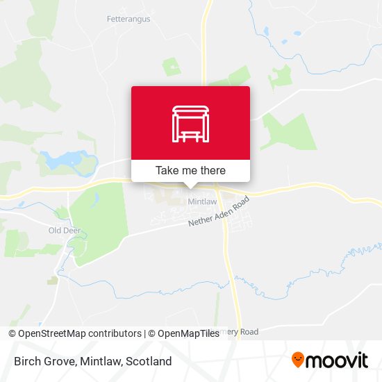 Birch Grove, Mintlaw map