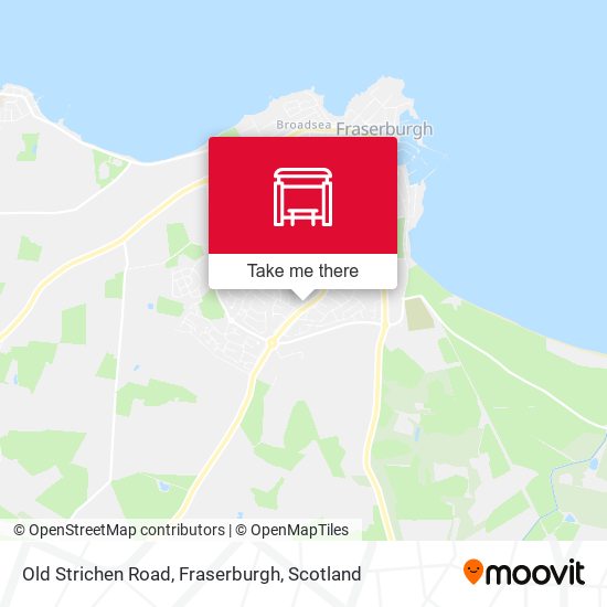 Old Strichen Road, Fraserburgh map