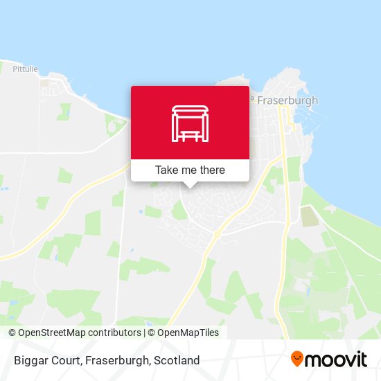 Biggar Court, Fraserburgh map