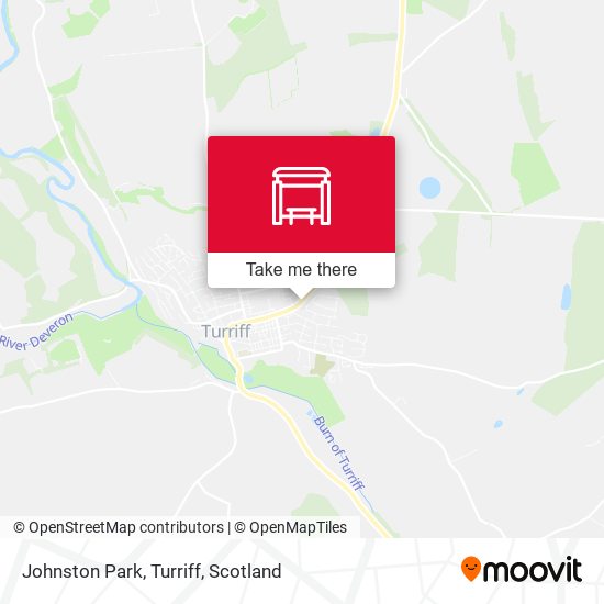 Johnston Park, Turriff map