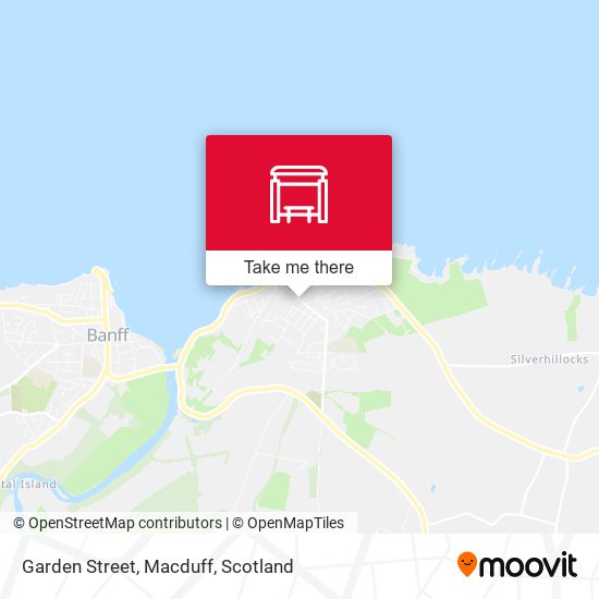 Garden Street, Macduff map