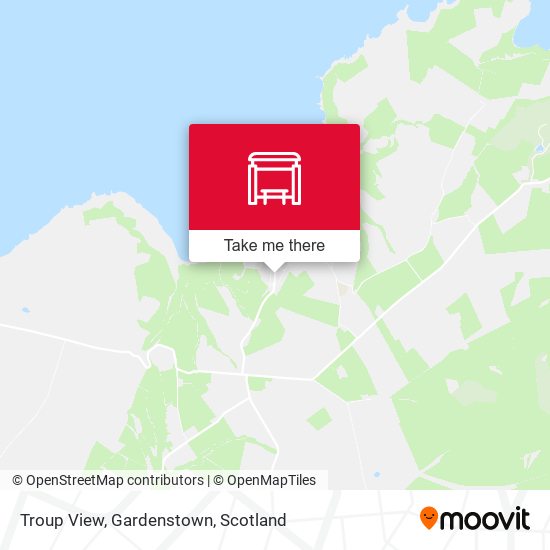 Troup View, Gardenstown map