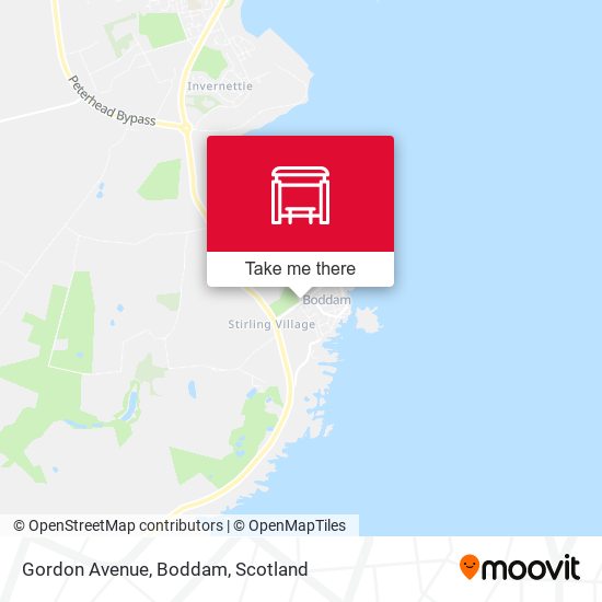 Gordon Avenue, Boddam map