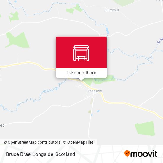 Bruce Brae, Longside map