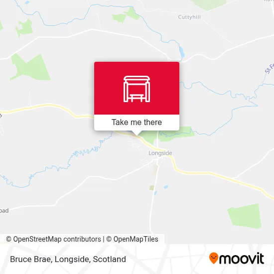 Bruce Brae, Longside map