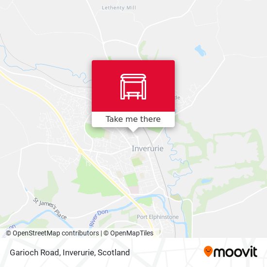 Garioch Road, Inverurie map