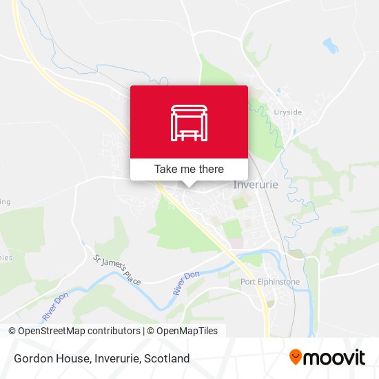 Gordon House, Inverurie map