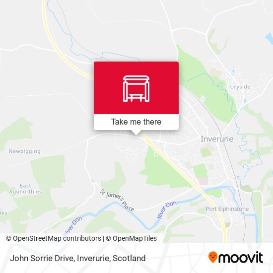John Sorrie Drive, Inverurie map