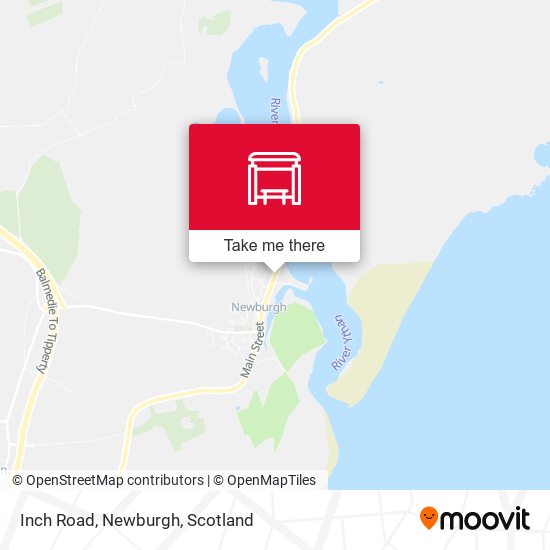Inch Road, Newburgh map