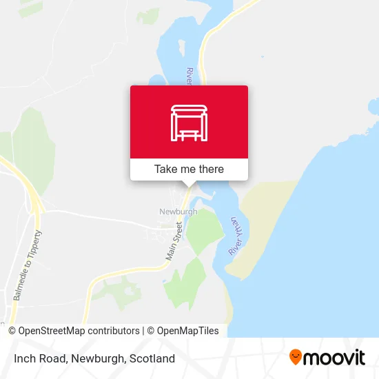 Inch Road, Newburgh map