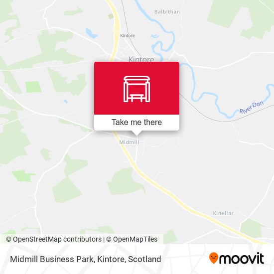 Midmill Business Park, Kintore map