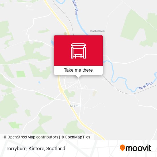 Torryburn, Kintore map