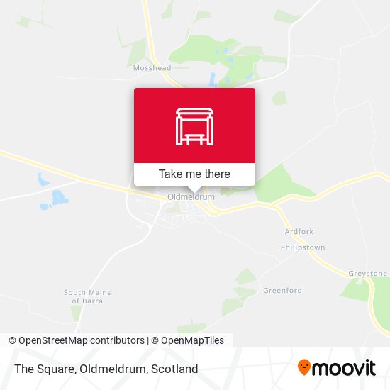 The Square, Oldmeldrum map