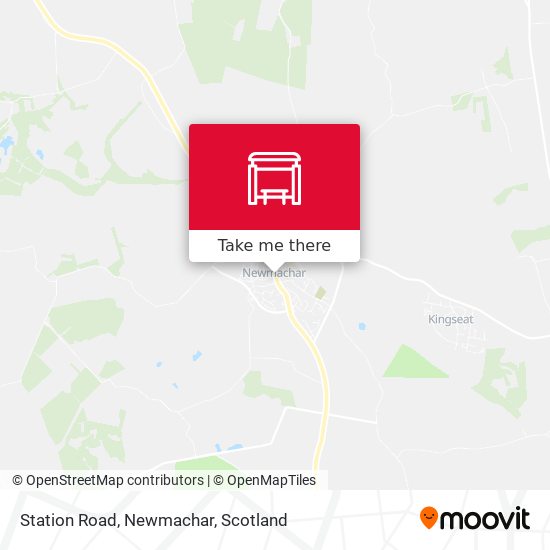 Station Road, Newmachar map