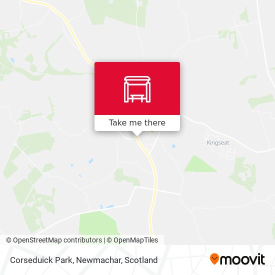 Corseduick Park, Newmachar map