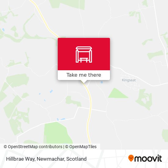 Hillbrae Way, Newmachar map