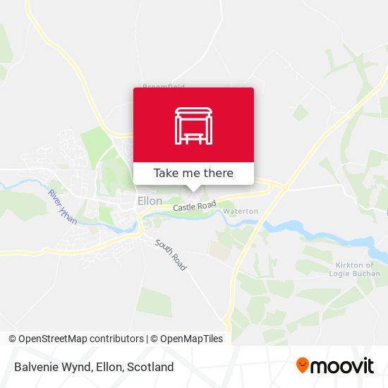 Balvenie Wynd, Ellon map