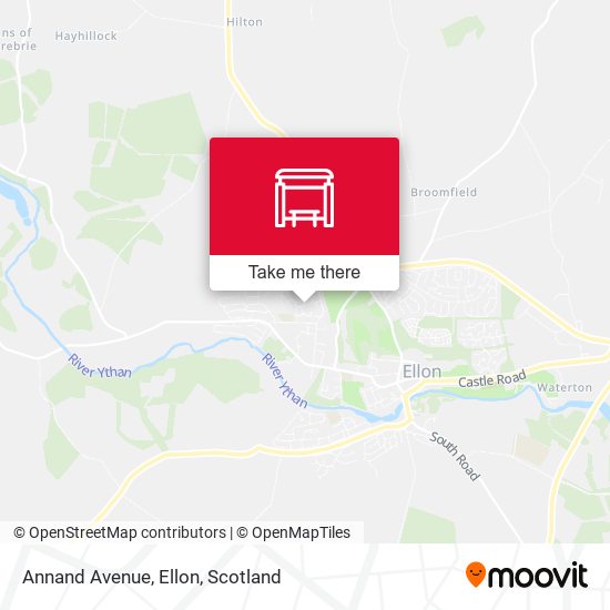 Annand Avenue, Ellon map