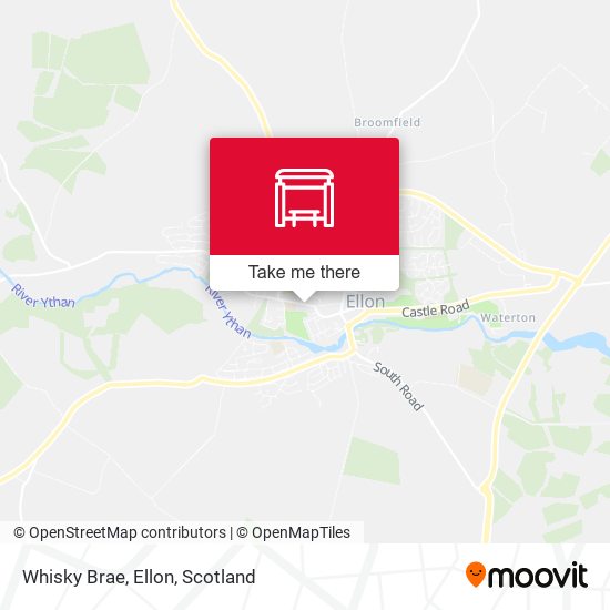 Whisky Brae, Ellon map
