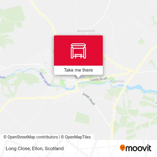 Long Close, Ellon map