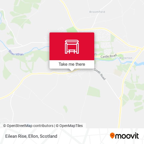 Eilean Rise, Ellon map